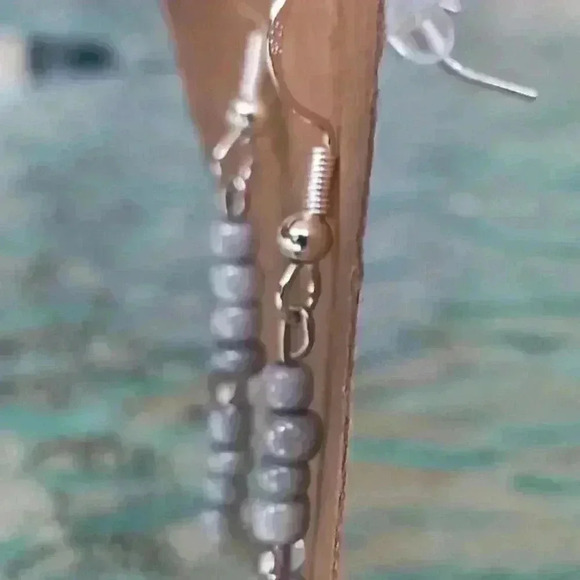 Handmade Beaded Necklace and Earrings Set - Picture 3 of 3